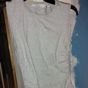 Calvin Klein Jeans Light Gray Muscle Tee